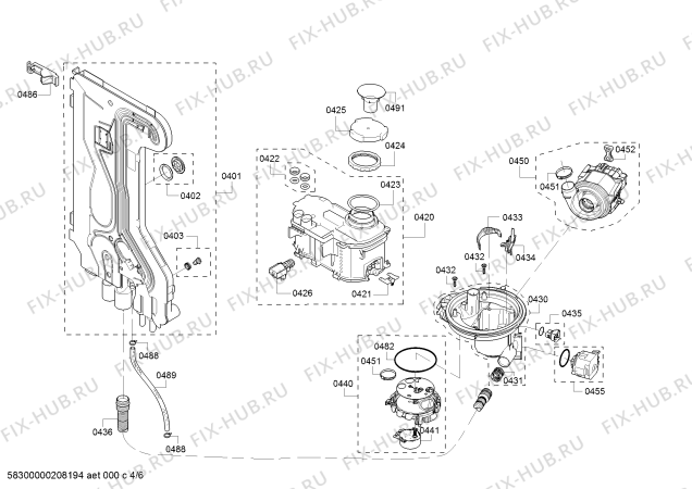 Схема №1 DWHD770WPR, SAPPHIRE GLOW с изображением Кронштейн Bosch 10003436