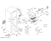 Схема №1 KDN45X03AU с изображением Вкладыш в панель для холодильной камеры Bosch 00670645