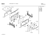 Схема №1 HBN9150GB с изображением Панель управления для электропечи Bosch 00361369