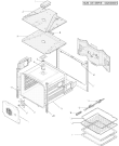 Схема №1 FI436A (F021878) с изображением Панель для плиты (духовки) Indesit C00138995