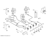 Схема №1 T25T8N0 с изображением Блок подключения для плиты (духовки) Bosch 00604651