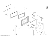 Схема №1 BM270130 с изображением Дверь для электропечи Bosch 00688700