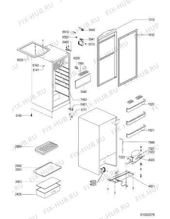 Схема №1 ARC903AP (F091221) с изображением Дверца для холодильника Indesit C00323020