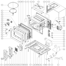 Схема №2 BM5240X (390312, D90D23ESPA5RR02) с изображением Дверца для микроволновой печи Gorenje 416662