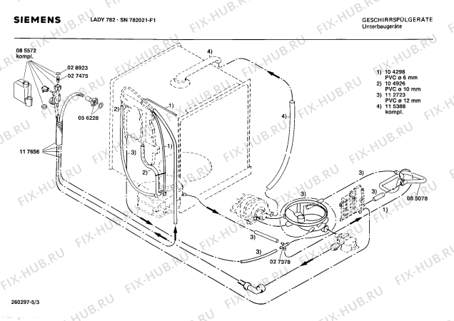 Схема №2 SN782021 с изображением Панель для посудомойки Siemens 00118334