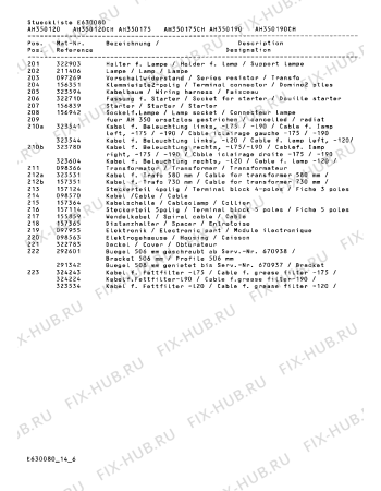 Схема №2 AH340190CH с изображением Планка для электровытяжки Bosch 00097383