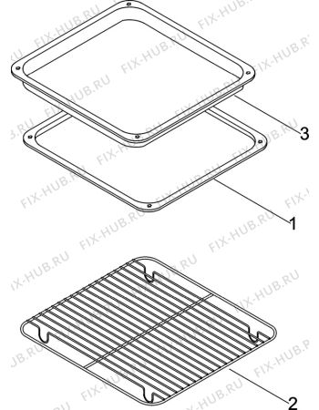 Взрыв-схема плиты (духовки) Aeg 5020V-MA - Схема узла H10 Oven Furniture, Users manual