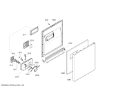 Схема №1 SE26T252GB с изображением Передняя панель для посудомоечной машины Siemens 00665317