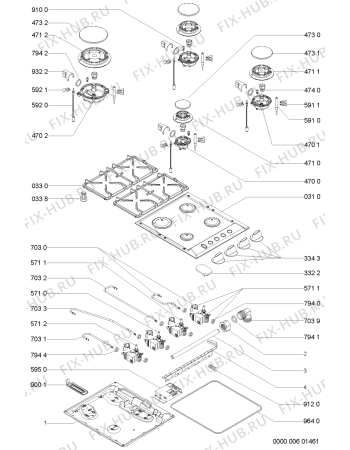 Схема №1 AKM274IX (F091835) с изображением Наставление для духового шкафа Indesit C00362526