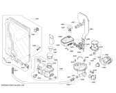 Схема №4 S52T69X2EU с изображением Передняя панель для посудомоечной машины Bosch 00706286