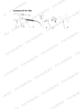 Схема №1 AE7810EL с изображением Контейнер для пыли для пылесоса Aeg 4055290110