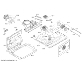Схема №1 HEN634153 с изображением Фронтальное стекло для электропечи Bosch 00477973