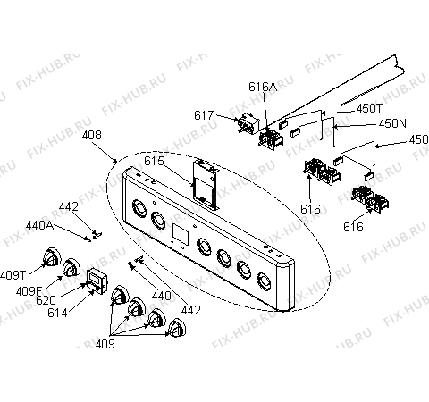 Взрыв-схема плиты (духовки) Gorenje EC55301AX (241329, 355A.80) - Схема узла 05