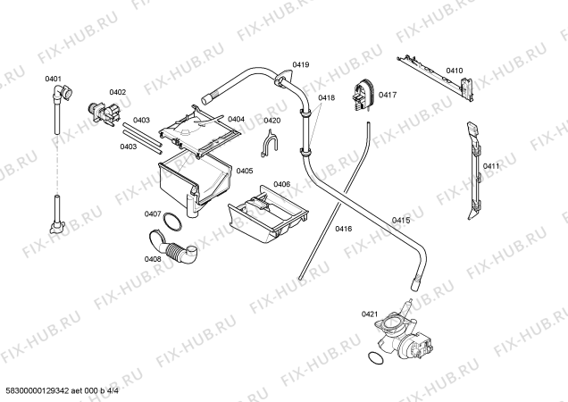 Схема №2 WAA24271CE с изображением Панель управления для стиралки Bosch 00670313