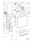 Схема №1 ADP 4737 WH с изображением Панель для посудомойки Whirlpool 481245373664