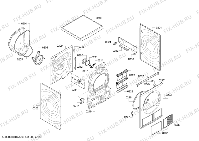 Схема №2 WTW86360EE с изображением Панель управления для сушилки Bosch 00707560