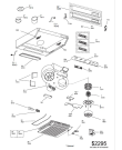 Схема №1 208355405377PRF01526 с изображением Заслонка для вентиляции Whirlpool 480122100708