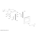 Схема №3 SOH25G2S0N с изображением Планка для духового шкафа Bosch 00652947
