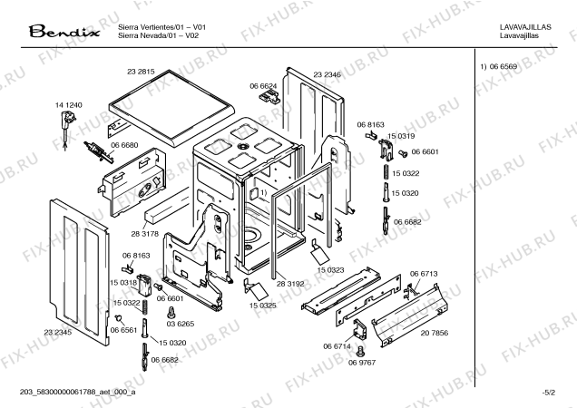 Схема №3 SIERRA-N SIERRA NEVADA с изображением Программатор для посудомоечной машины Bosch 00094704