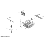 Схема №4 SKS50E01RU с изображением Корпус для посудомоечной машины Bosch 00686792