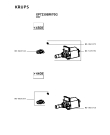 Схема №2 XP7260J4/70G с изображением Корпусная деталь для кофеварки (кофемашины) Krups MS-5883838