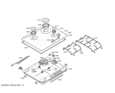 Схема №2 3EMG397B с изображением Решетка для электропечи Bosch 00448259