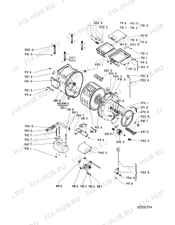 Схема №1 AWG 405/WP с изображением Декоративная панель для сушильной машины Whirlpool 481945328191