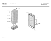 Схема №1 KD40W95 с изображением Решетка для холодильника Siemens 00361581