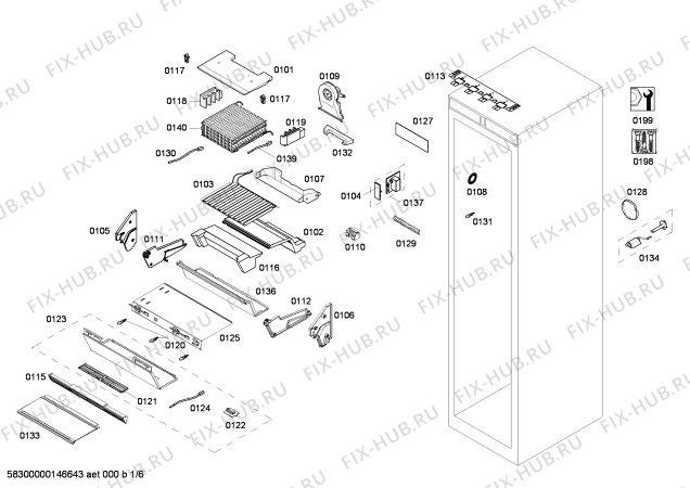 Схема №4 FID18MIIL6 с изображением Силовой модуль для холодильника Bosch 00679591