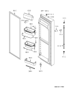Схема №3 S20B RSB21-A/G с изображением Дверца для холодильной камеры Whirlpool 481241618705