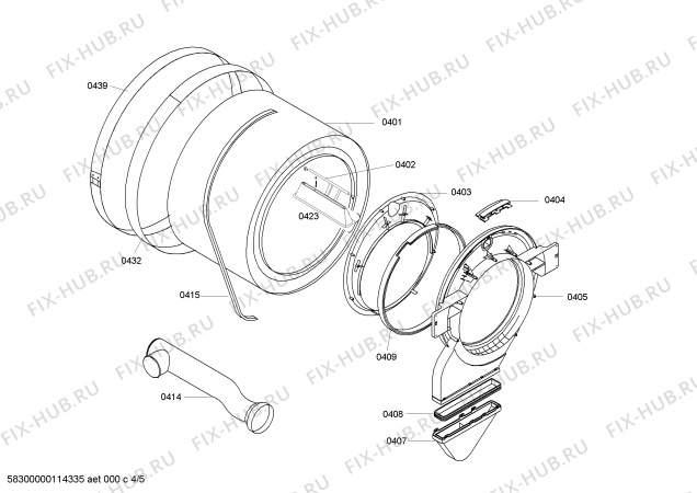 Схема №1 3SE946CE с изображением Кабель для сушилки Bosch 00663509