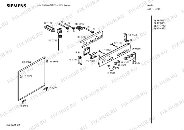 Схема №2 HM53320GR с изображением Столешница для плиты (духовки) Siemens 00215279