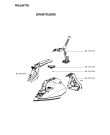 Схема №1 DW4070U5/90 с изображением Рукоятка для утюга (парогенератора) Rowenta RS-DC0326