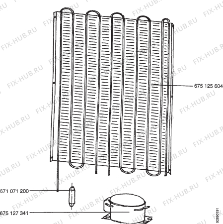 Взрыв-схема холодильника Aeg OEKO A.2270-4GS - Схема узла Section 4