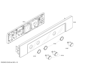 Схема №2 HBL3520UC с изображением Панель управления для плиты (духовки) Bosch 00479344
