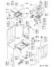 Схема №1 AWA 6105 с изображением Блок управления для стиралки Whirlpool 481221458065