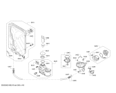 Схема №1 DI250440 с изображением Силовой модуль запрограммированный для посудомойки Bosch 12008734