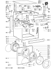 Схема №1 WA 4140-IL с изображением Тумблер для стиральной машины Whirlpool 481228218864