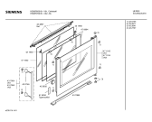 Схема №1 HB33R750J с изображением Фронтальное стекло для плиты (духовки) Siemens 00471914