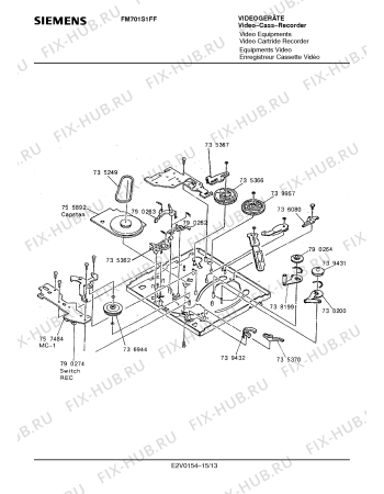 Схема №2 FM701S1FF с изображением Клапан для телевизора Siemens 00757649