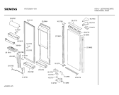 Схема №3 KF57U50 с изображением Крышка для холодильника Siemens 00296792