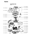 Схема №1 FX1050SA/12B с изображением Двигатель (мотор) для тостера (фритюрницы) Tefal SS-1530000657