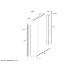 Схема №1 KBUDT4250A 42" SXS REFRIG (SS) DESIGNER HDL с изображением Внешняя дверь для электропосудомоечной машины Bosch 00242935