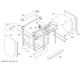 Схема №2 SMU58T42SK с изображением Передняя панель для посудомойки Bosch 00706395