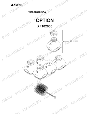 Схема №1 YG652826/35A с изображением Микромодуль для биойогуртницы Seb MS-5945880