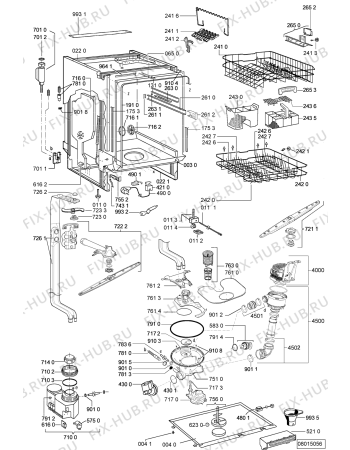 Схема №1 ADG 8370 IX с изображением Микромодуль для посудомоечной машины Whirlpool 480140100486