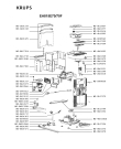 Схема №1 EA815E70/70H с изображением Крышка для электрокофеварки Krups MS-0A17379