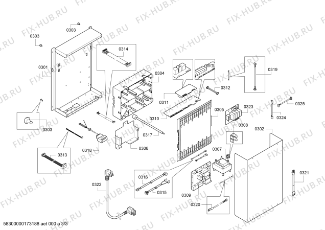 Схема №1 AL400191 Gaggenau с изображением Направляющая для электровытяжки Bosch 00629639