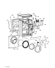 Схема №1 AWC 5129 с изображением Электромотор для стиралки Whirlpool 480111103817