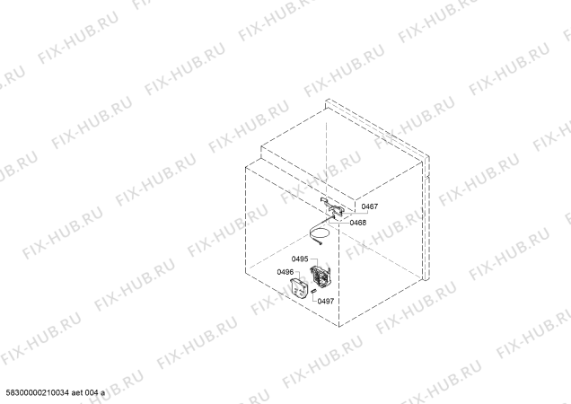 Схема №2 HE510ABR0C с изображением Ручка конфорки для духового шкафа Siemens 10004243